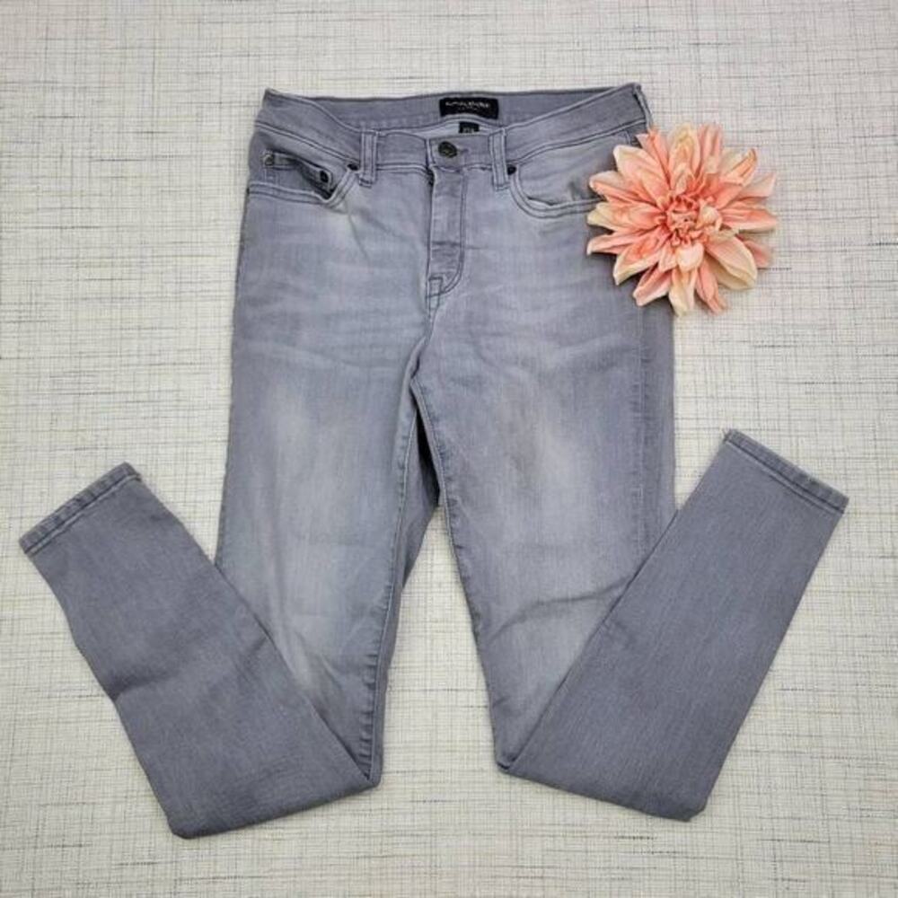 5/$25 Banana Republic Womens Light Grey Wash Sculpt Skinny Jeans Size 27 4